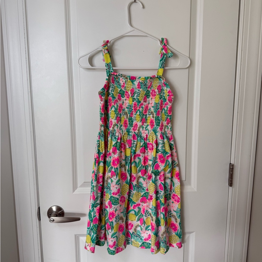 Cynthia Rowley Floral and Fruit Print Girls Dress